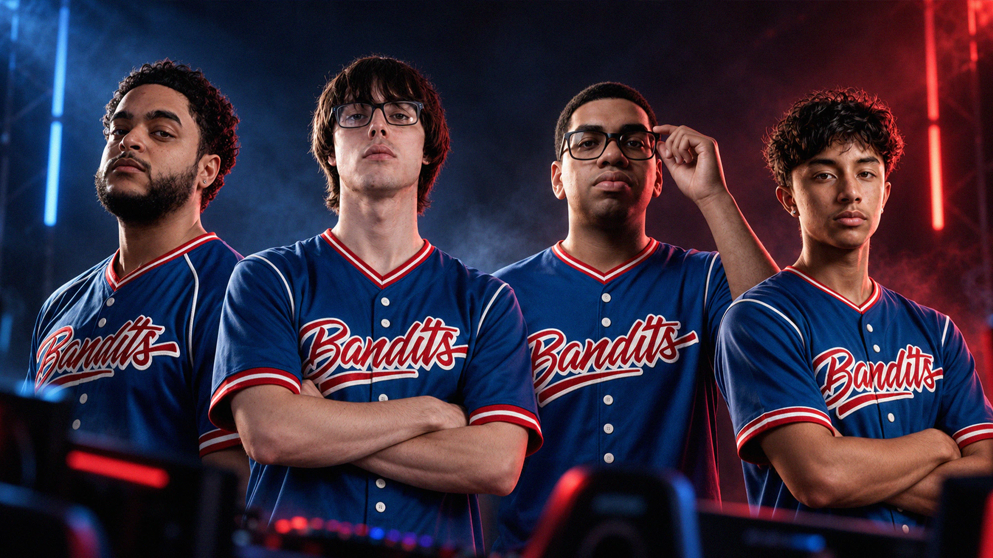 Psycho, Booce Lee, Noah The Prodigy and Enzo the Hokage, the Bandits Gaming Street Fighter League AMERICAS 2026 roster